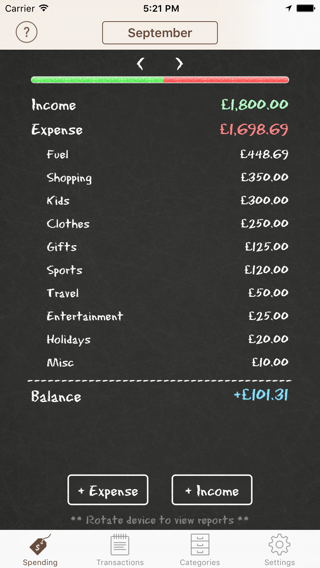 Spending Tracker — screenshot